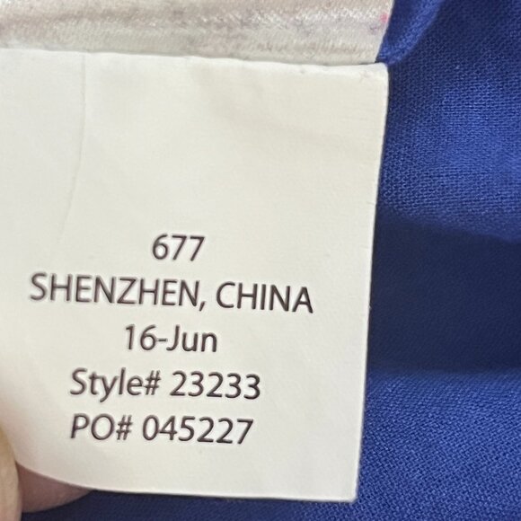 Lilly Pulitzer Ashlyn Blue Crochet Waist Shift Dress Resort Preppy Party 0 - Picture 9 of 9